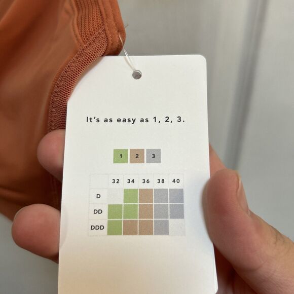 LIVELY Unlined Mesh Bra Size 1 Rust Brown | 32D 32DDD 34D 34DDD | Wireless NWT - Picture 8 of 16